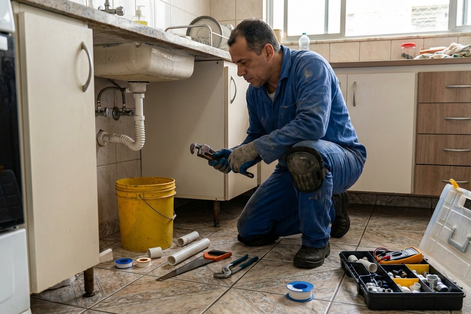 Reparo Hidráulico no Açude, Betim‑MG